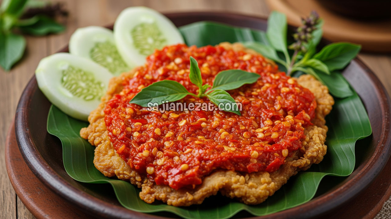 Foto Resep Ayam Geprek Sambal Korek Pedas Gurih