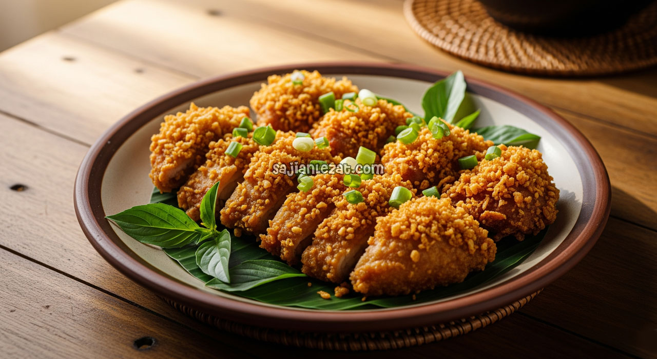 Resep Ayam Goreng Lengkuas Gurih Harum Bumbu Meresap