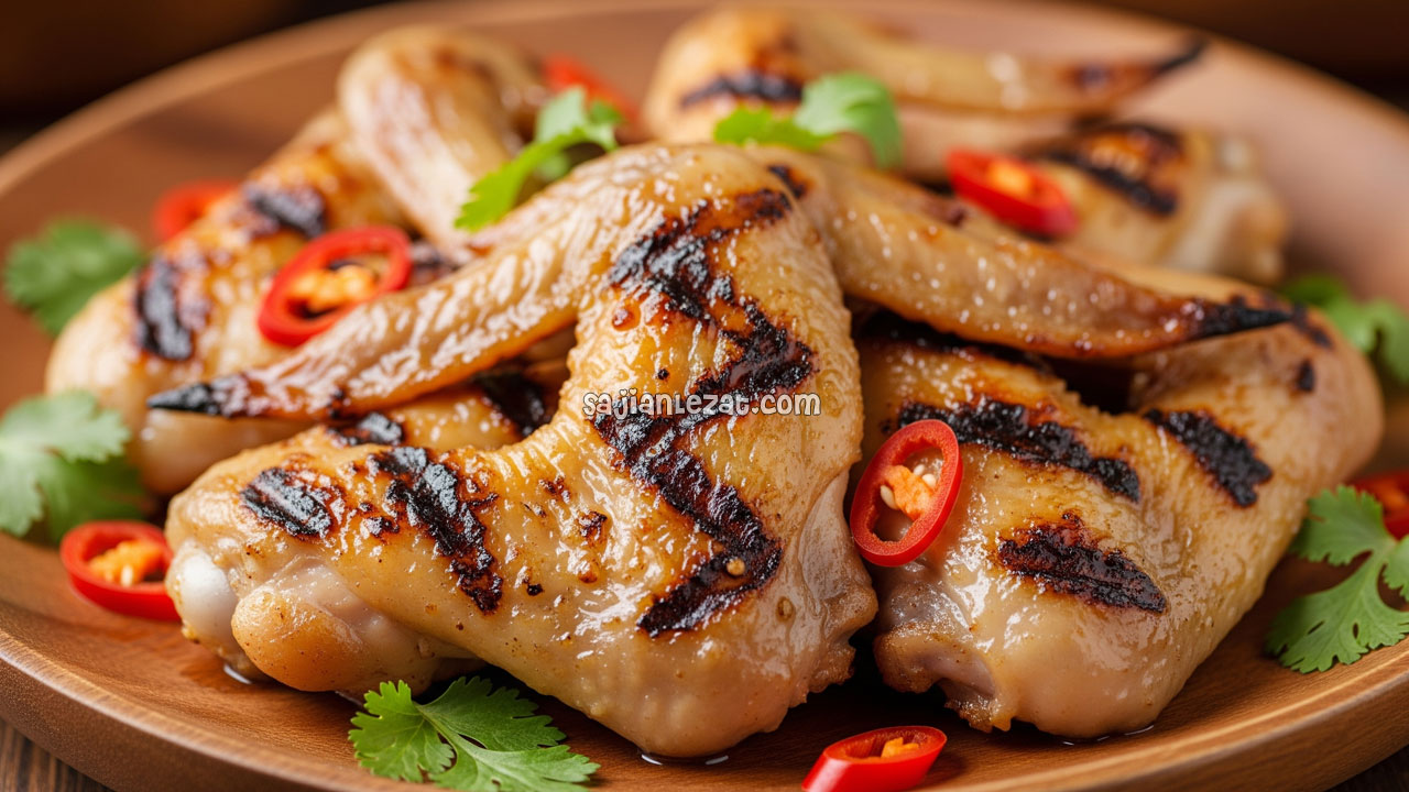 Foto Resep Sayap Ayam Panggang Gurih dan Lezat