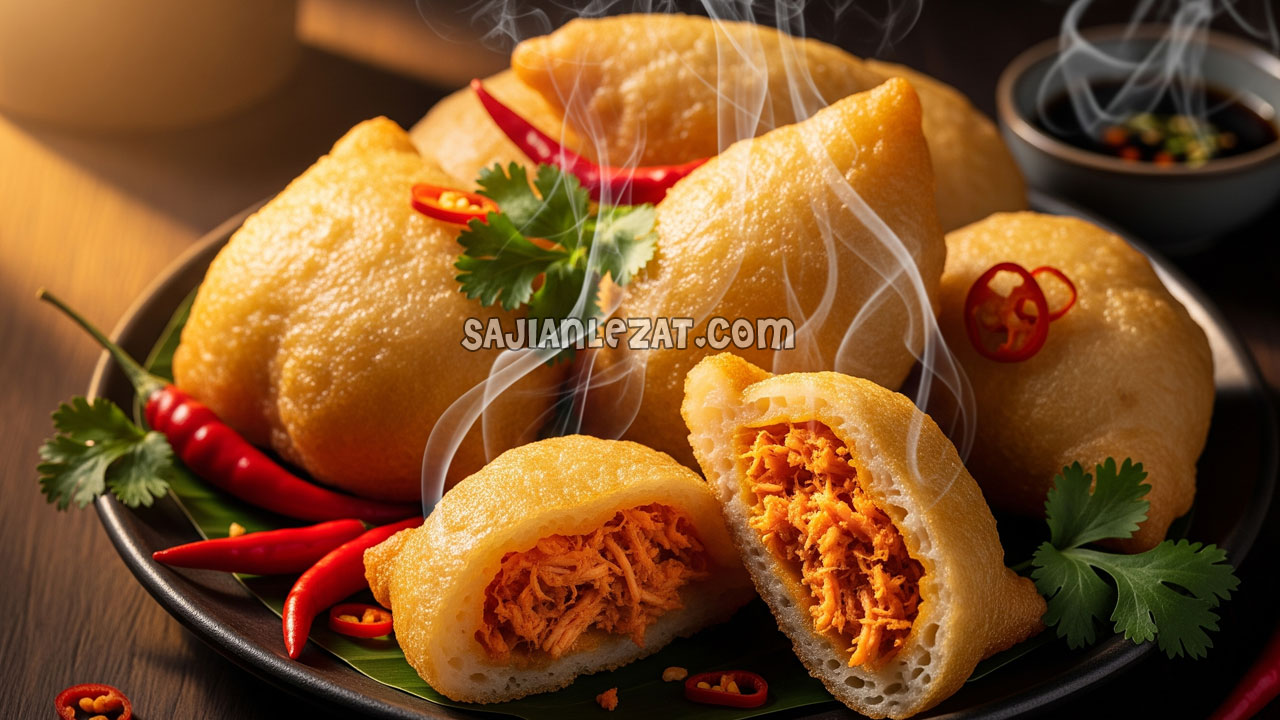 Foto Resep Cireng Isi Ayam Pedas Tanpa MSG Lezat dan Sehat