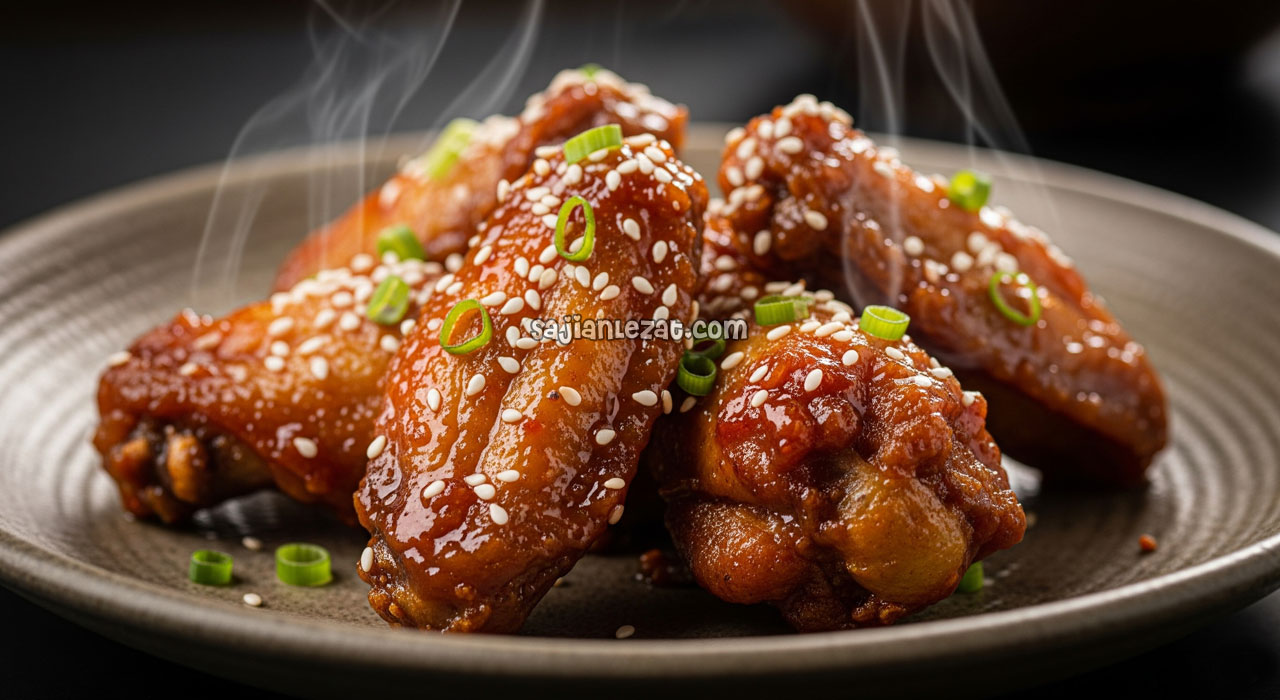 Foto Resep Honey Korean Chicken Wings Manis Pedas Gurih