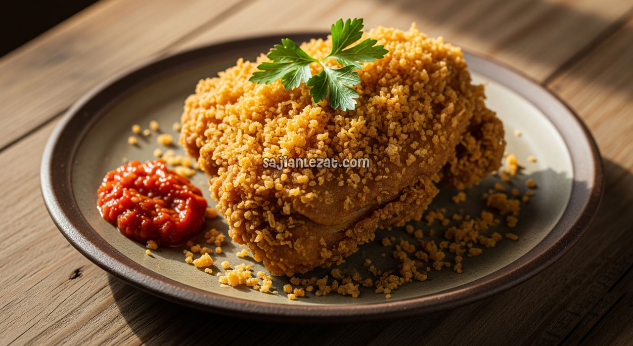 Foto Resep Ayam Goreng Kremes Renyah Gurih untuk Ide Jualan