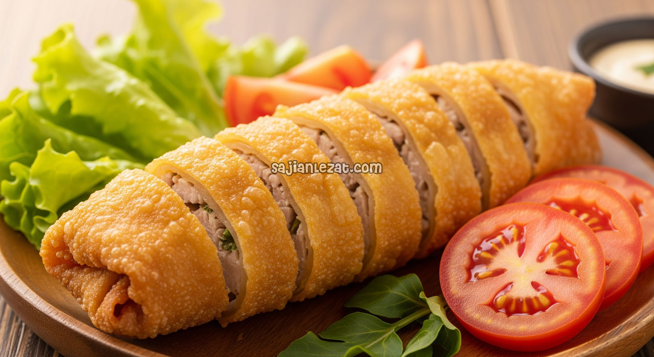 Resep Kebab Ayam Kulit Pangsit Renyah dan Gurih