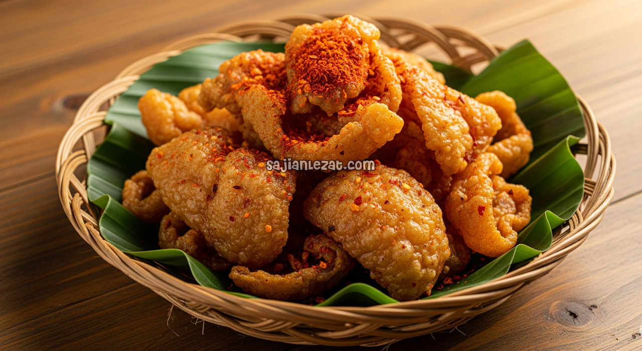 Resep Kulit Ayam Goreng Krispi Pedas Manis Gurih