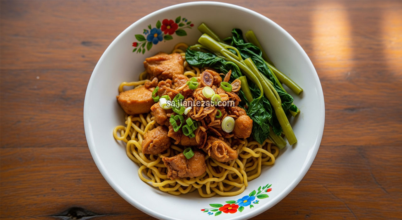 Resep Mie Ayam Kangkung Enak Banget Cocok untuk Ide Jualan