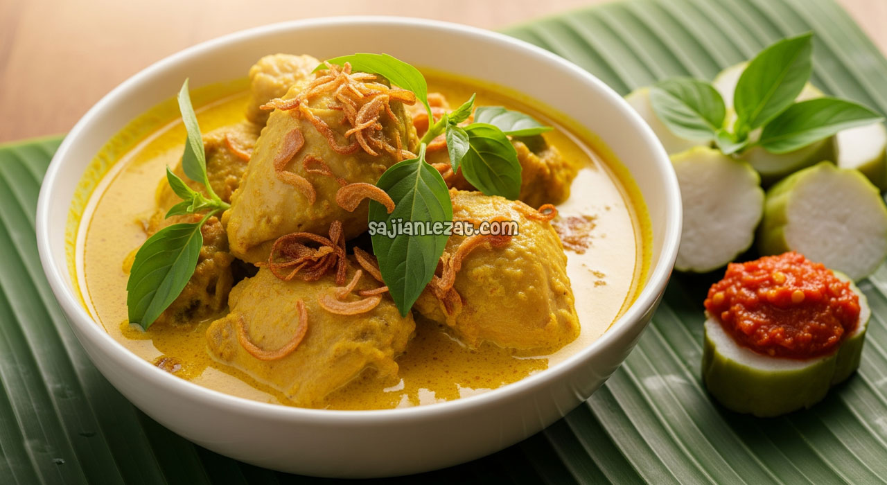 Resep Opor Ayam Bumbu Kuning Gurih dan Lezat