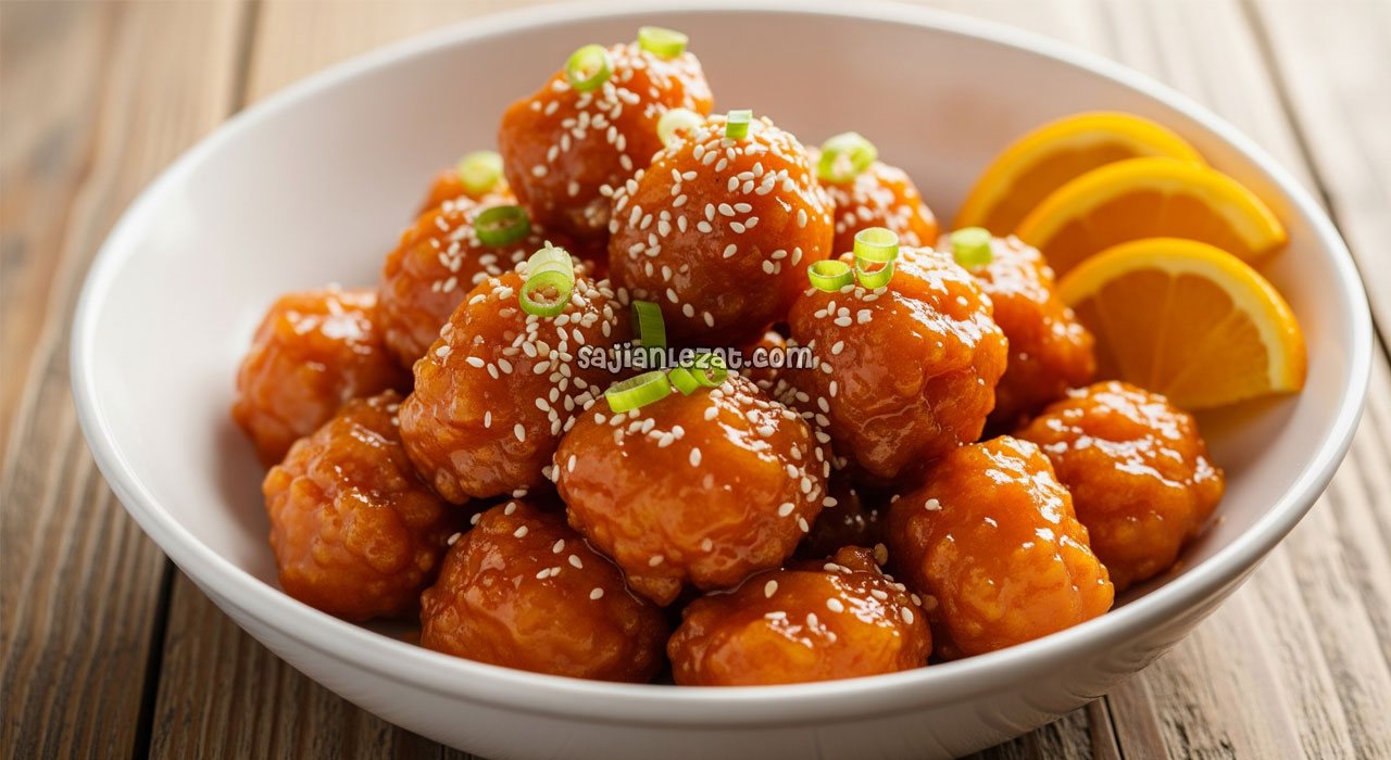 Resep Orange Chicken Panda Express Manis Asam Gurih