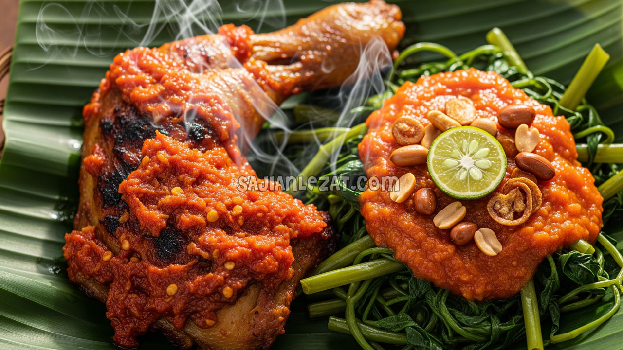 Foto Resep Plecing Ayam Pedas Segar dan Gurih