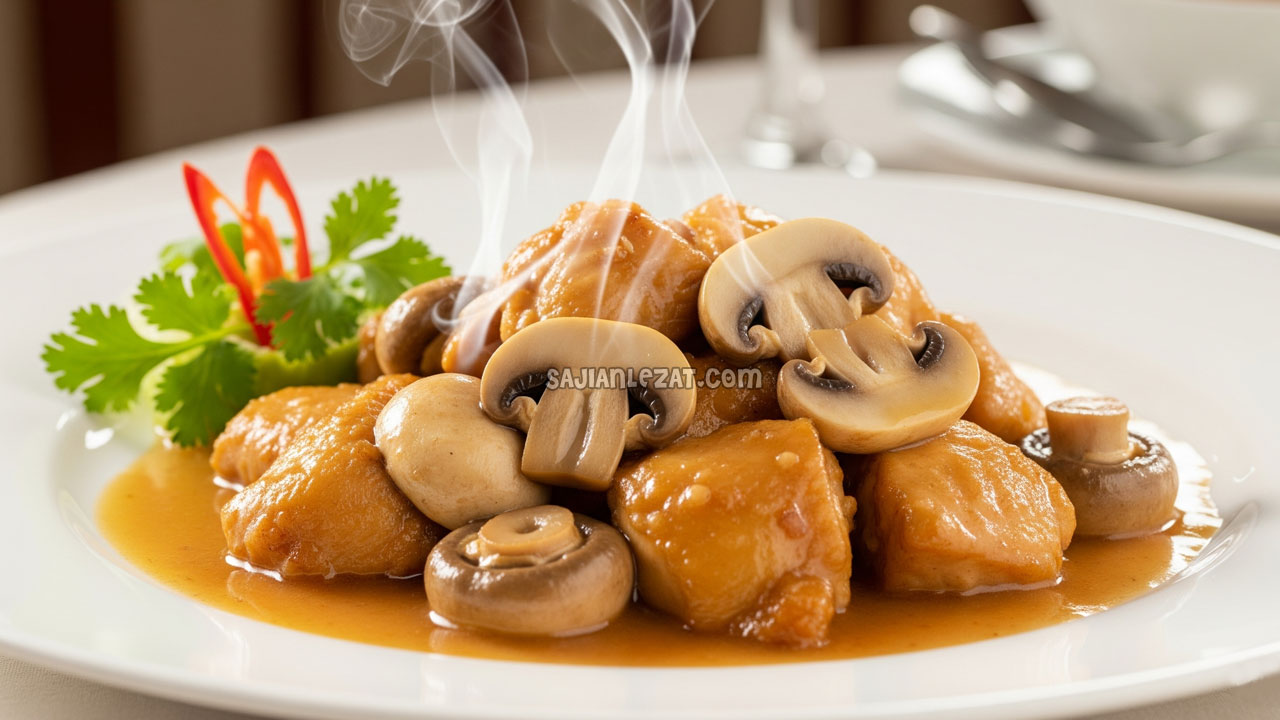 Resep Ayam Masak Jamur Lezat dan Bergizi