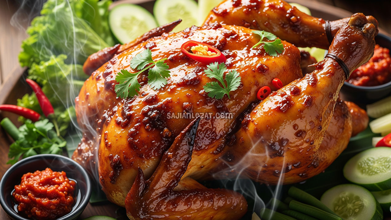 Foto Resep Ayam Panggang Pedas Manis Gurih dan Lezat