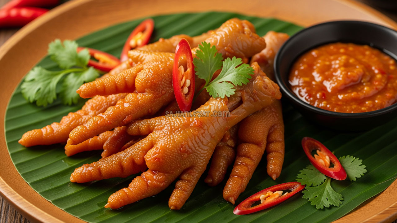 Foto Resep Ceker Ayam Cocol Saus Gurih dan Lezat