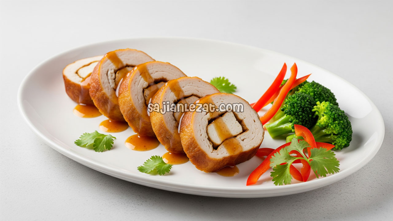 Resep Rolade Ayam Tahu Lembut dan Gurih