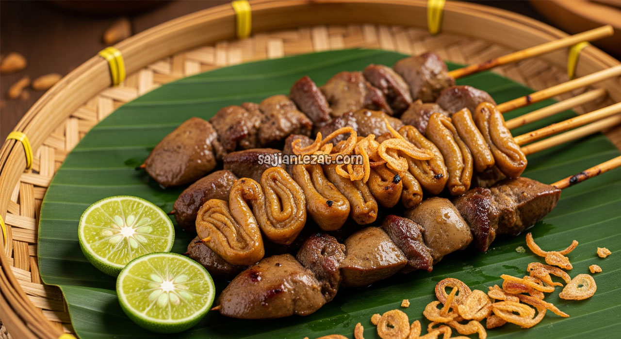 Foto Resep Sate Jeroan Ayam Ati Ampela dan Usus Gurih Nikmat