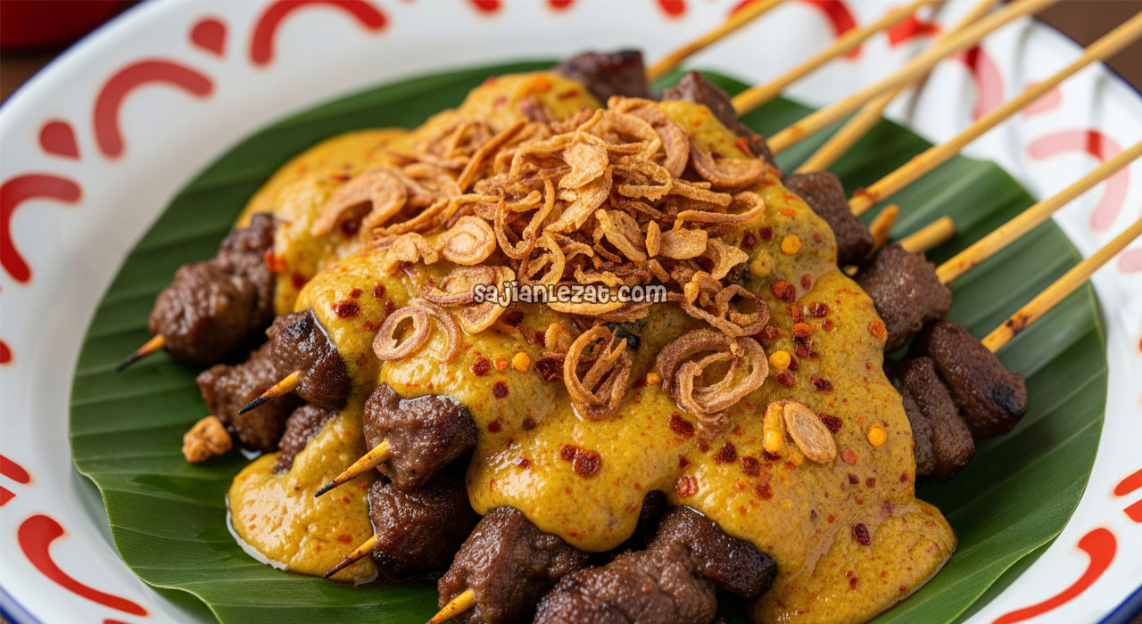 Resep Sate Padang Istimewa Gurih Kental dan Super Lezat