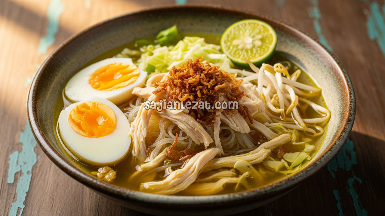 Cara Membuat Soto Ayam Kuah Bening Segar dan Gurih