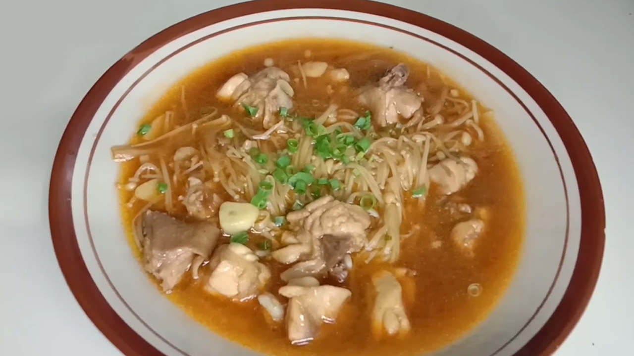 Foto Resep Tumis Ayam Jamur Enoki Gurih Lezat dan Praktis