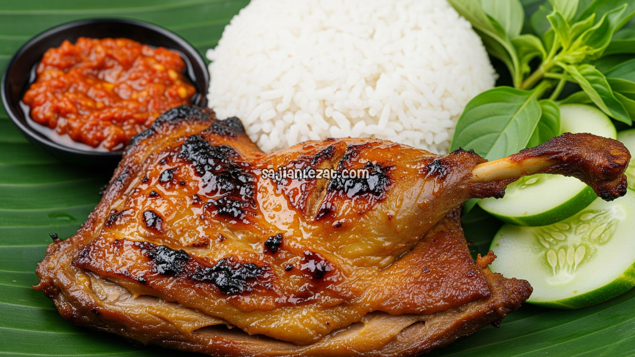 Foto Resep Bebek Bacem Bakar Enak Gurih Manis dan Empuk Meresap