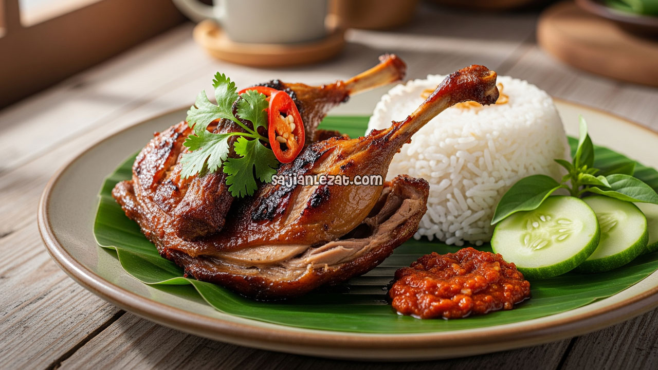 Foto Resep Bebek Bakar Harum Empuk Gurih dengan Bumbu Rempah Lengkap