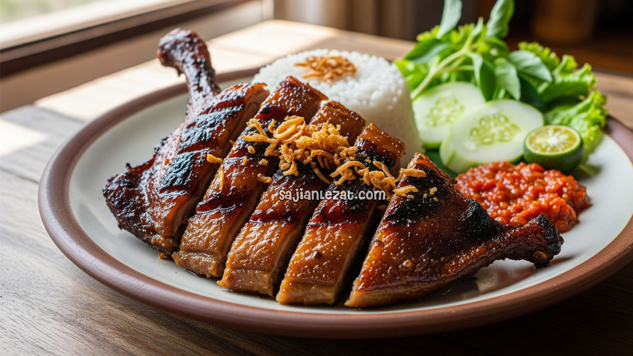 Foto Resep Bebek Bakar Manis Lezat Empuk Gurih dan Bumbu Meresap