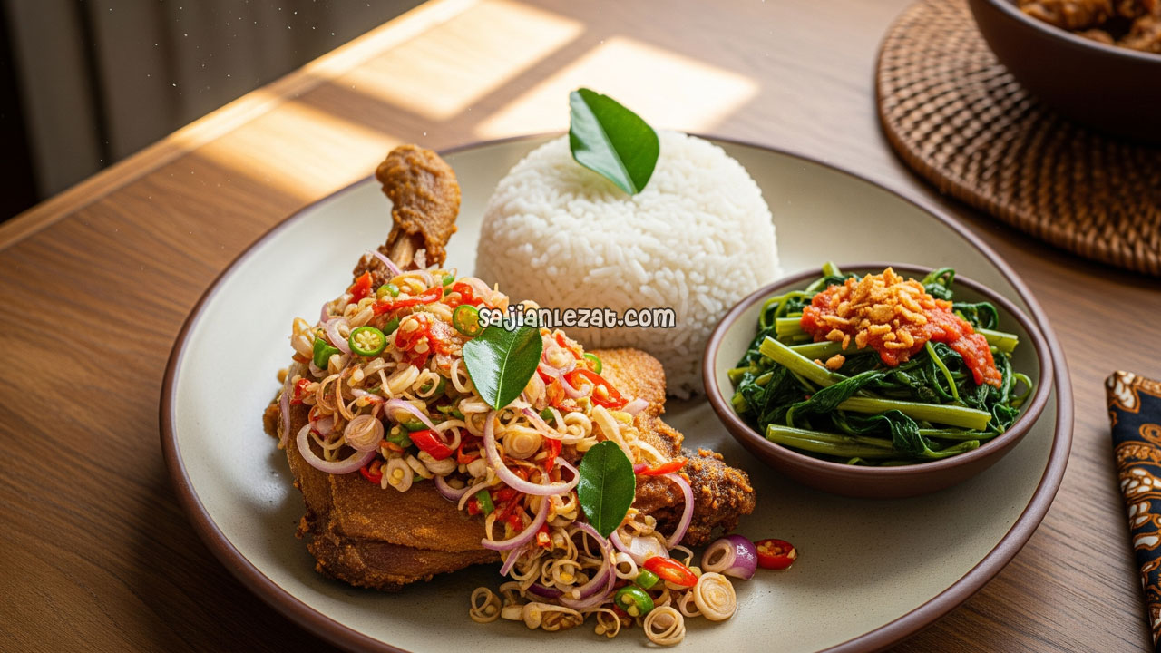 Resep Bebek Bali Sambal Matah Pedas Segar dan Bumbunya Meresap