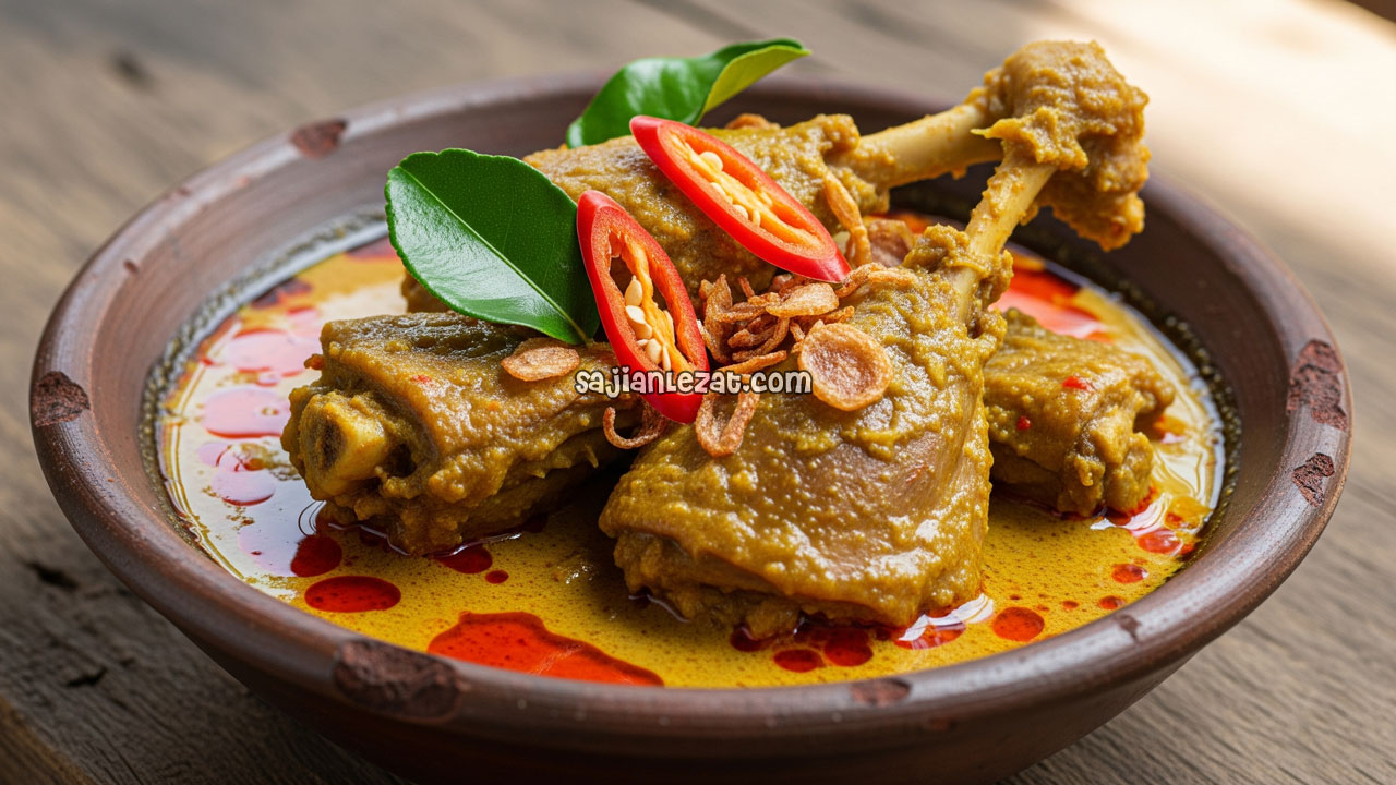 Resep Gulai Bebek Kuah Kental Gurih Pedas dengan Rempah Lengkap