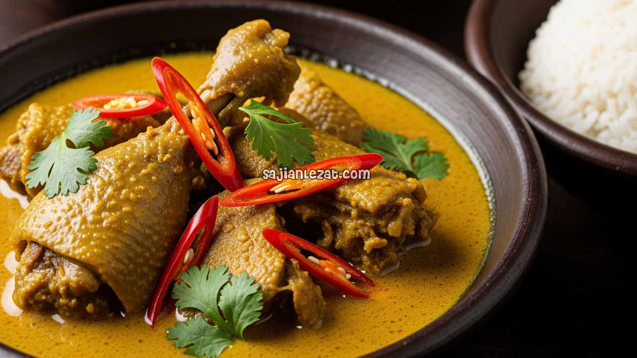 Foto Resep Kari Bebek Muda Kuah Kental Gurih dan Kaya Rempah