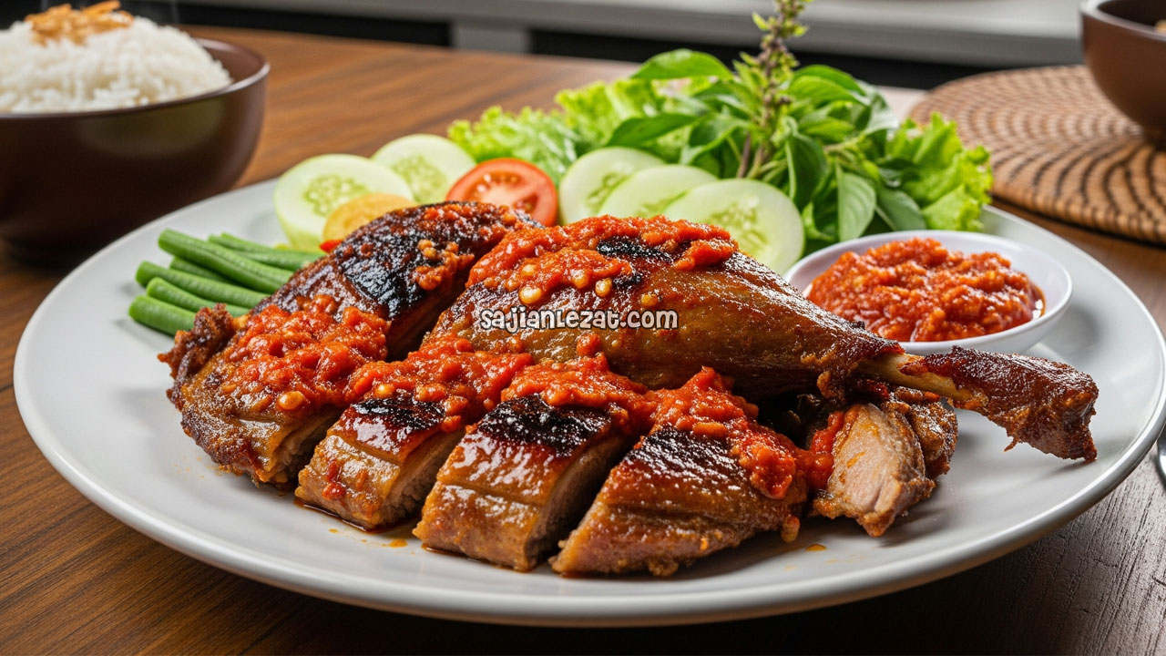 Resep Entok Panggang Pedas Gurih Empuk dan Kaya Bumbu Rempah