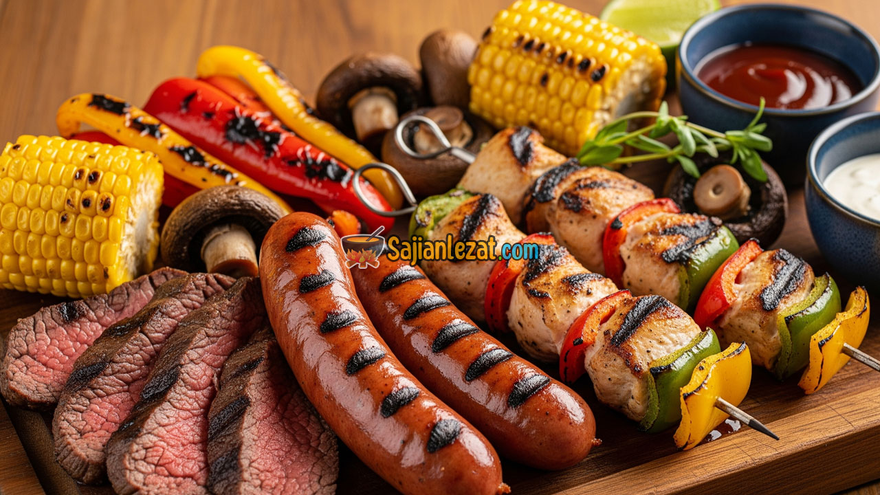 Resep dan Cara Masak BBQ Warna Warni Lezat dan Praktis