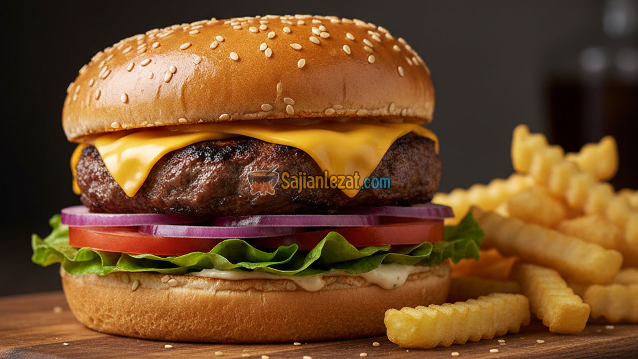 Resep Beef Burger Spesial untuk Bekal Sekolah Anak