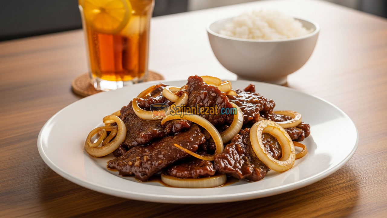 Resep Daging Manis Bawang Bombai Lezat dan Mudah
