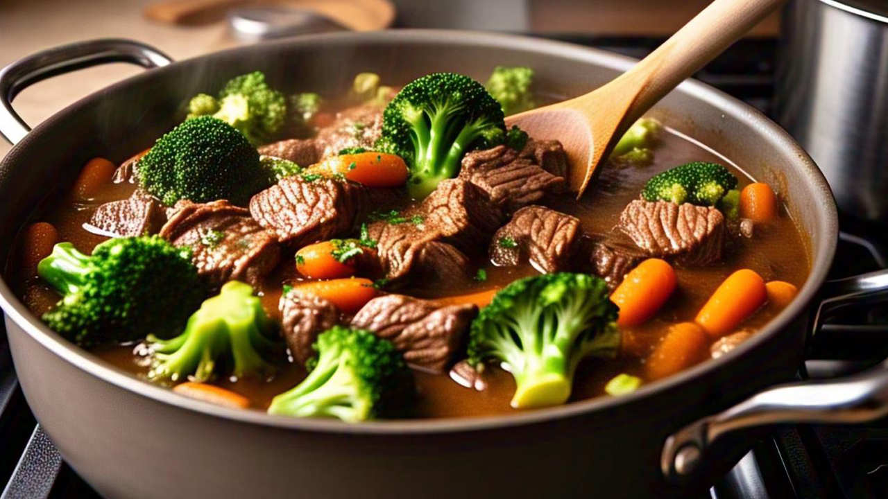 Resep Daging Sapi Masak Brokoli Bawang Bombai