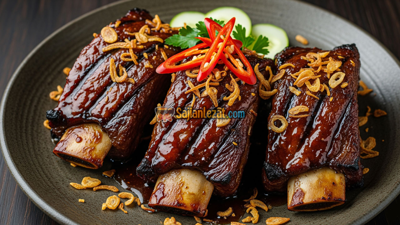 Resep Iga Bakar Manis Lezat dan Empuk