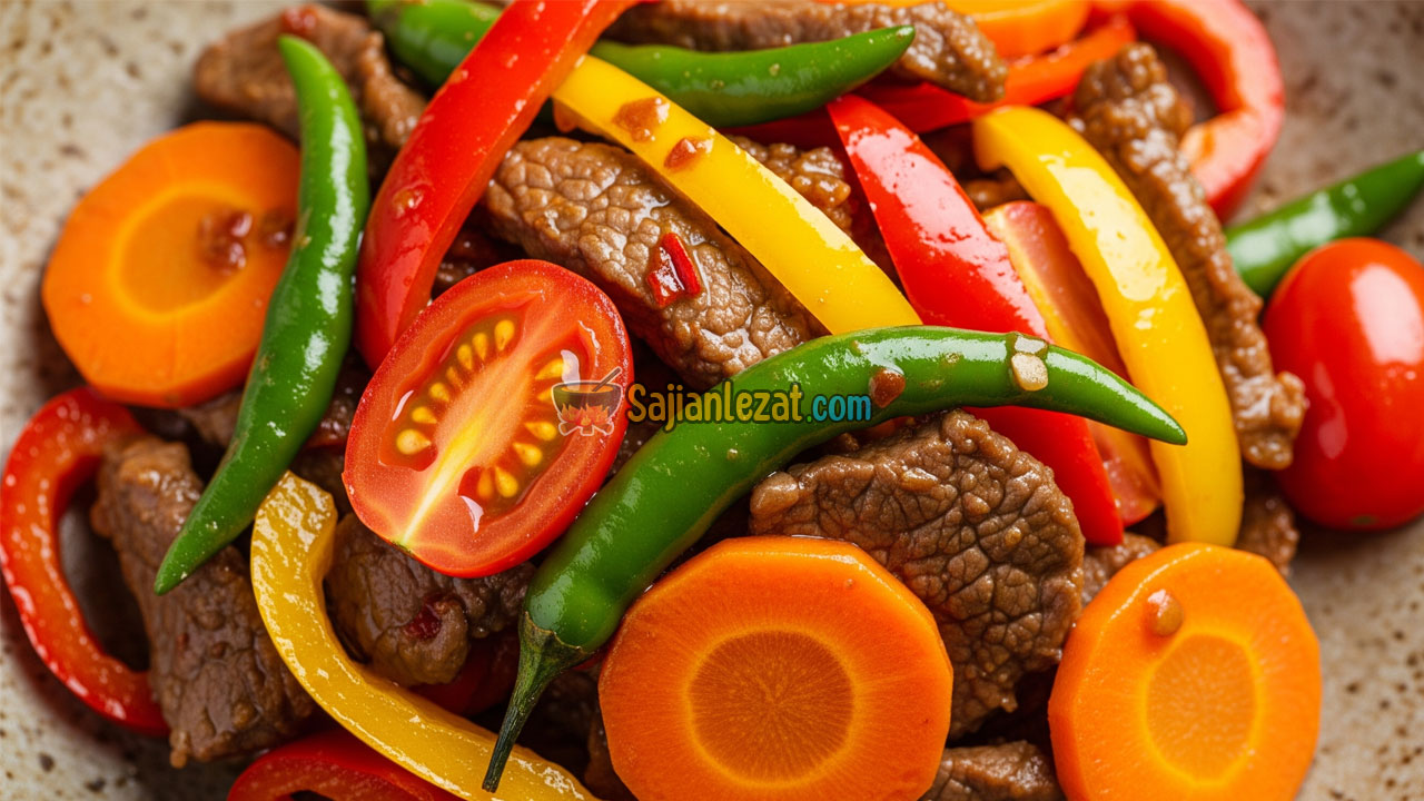 Resep Masak Daging Pelangi Lezat dan Warna-warni