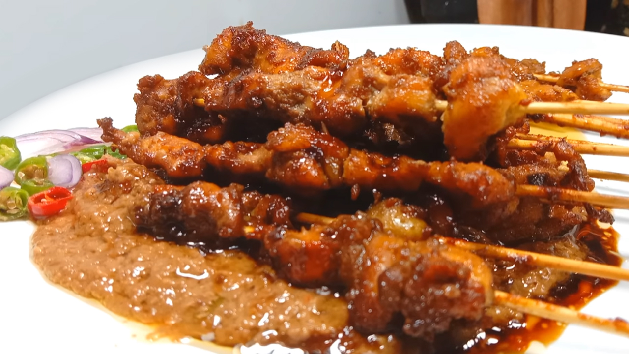 Resep Sate Kambing Bumbu Kacang Empuk dan Meresap