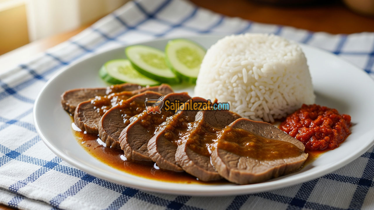 Resep Bistik Lidah Saus Daging Empuk dan Lezat
