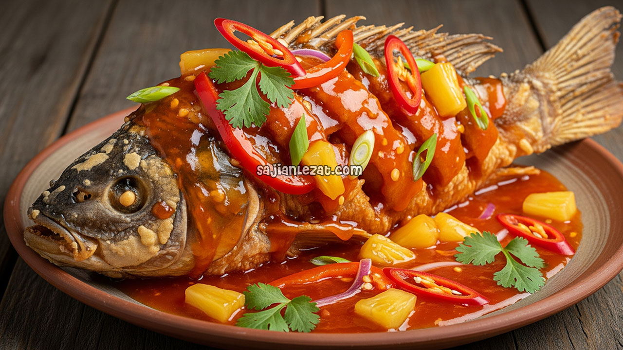 Foto Resep Ikan Mas Asam Manis, Gurih dan Segar untuk Hidangan Spesial