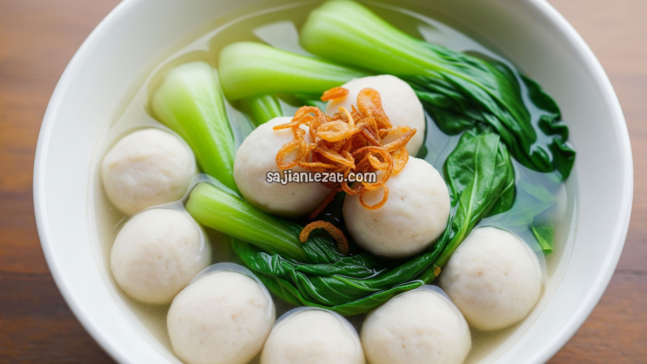 Resep Bakso Ikan Tenggiri Bok Coy, Kenyal dan Segar untuk Keluarga