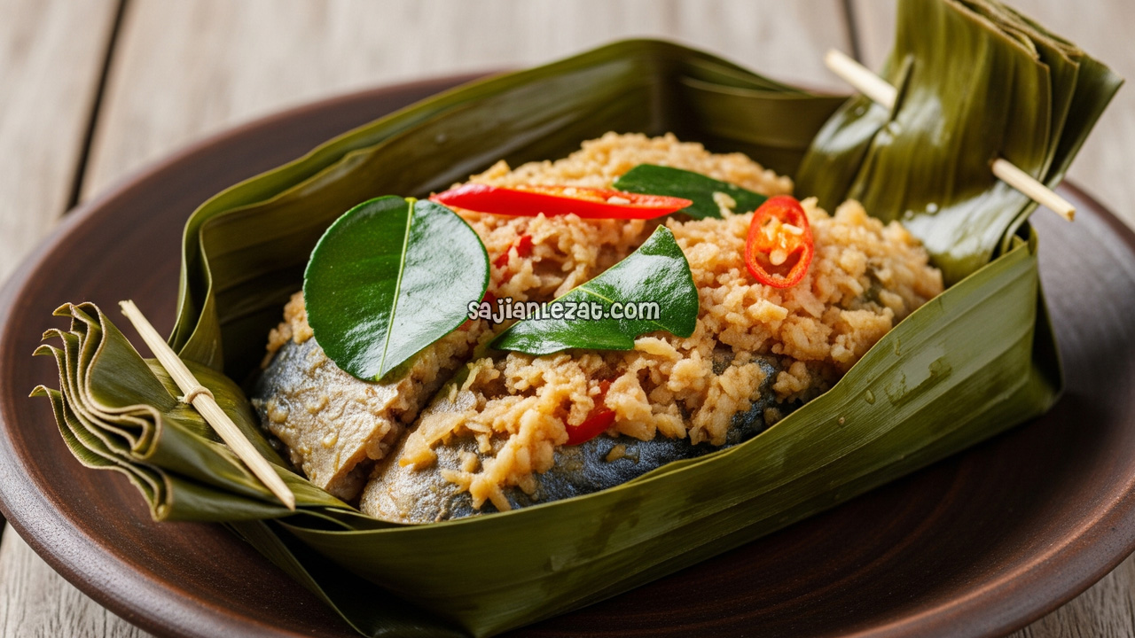 Foto Resep Botok Ikan Tenggiri, Gurih dan Lezat ala Masakan Tradisional