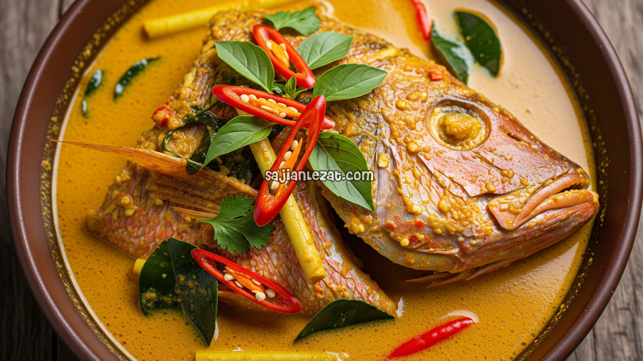 Foto Resep Gulai Kepala Ikan, Gurih dan Kaya Rempah untuk Santapan