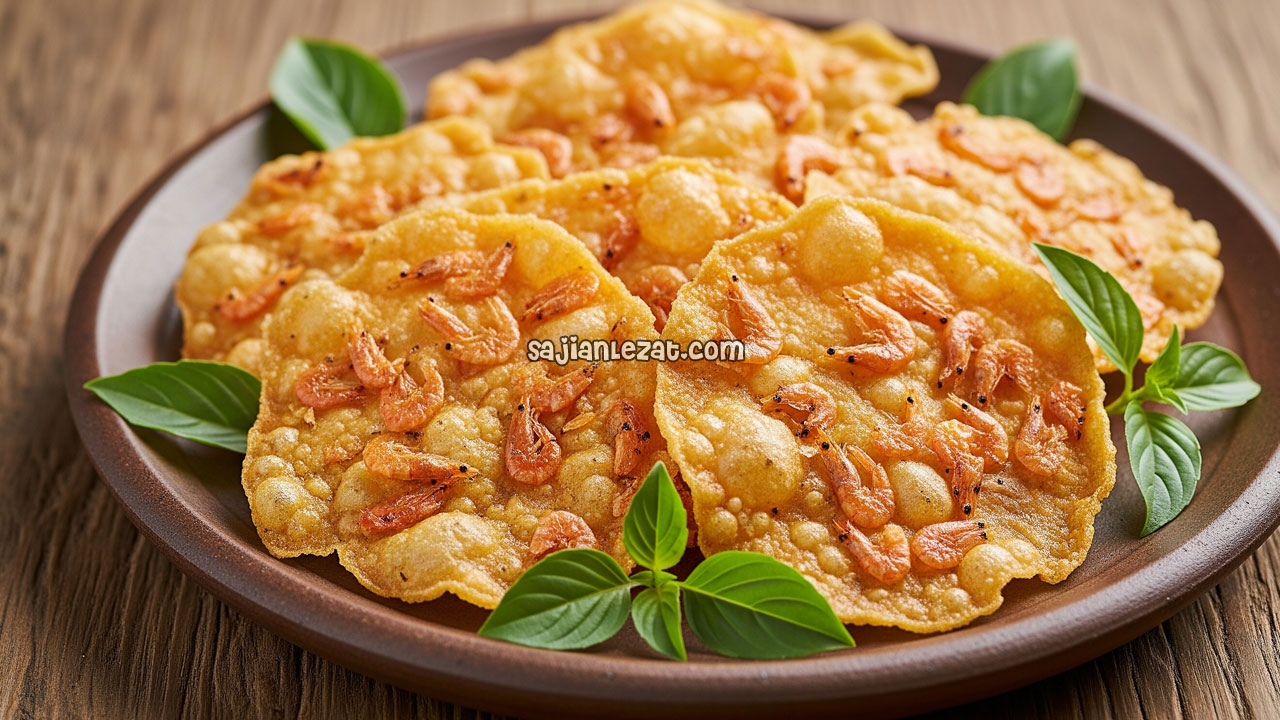 Foto Resep Rempeyek Udang Rebon Renyah, Gurih dan Praktis Dibuat