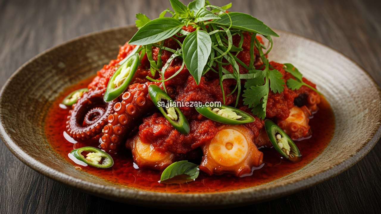 Resep Sambal Gurita Pedas, Gurih dan Bikin Nagih