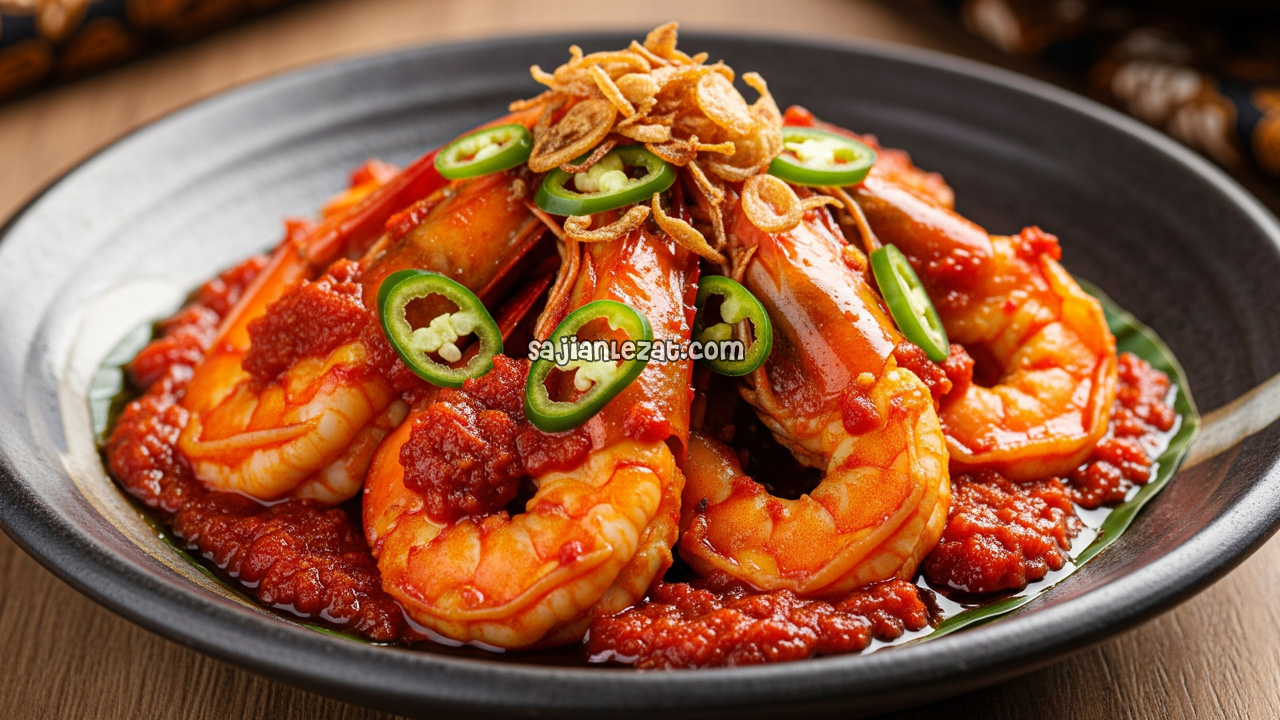 Resep Udang Balado, Pedas Gurih yang Bikin Nagih
