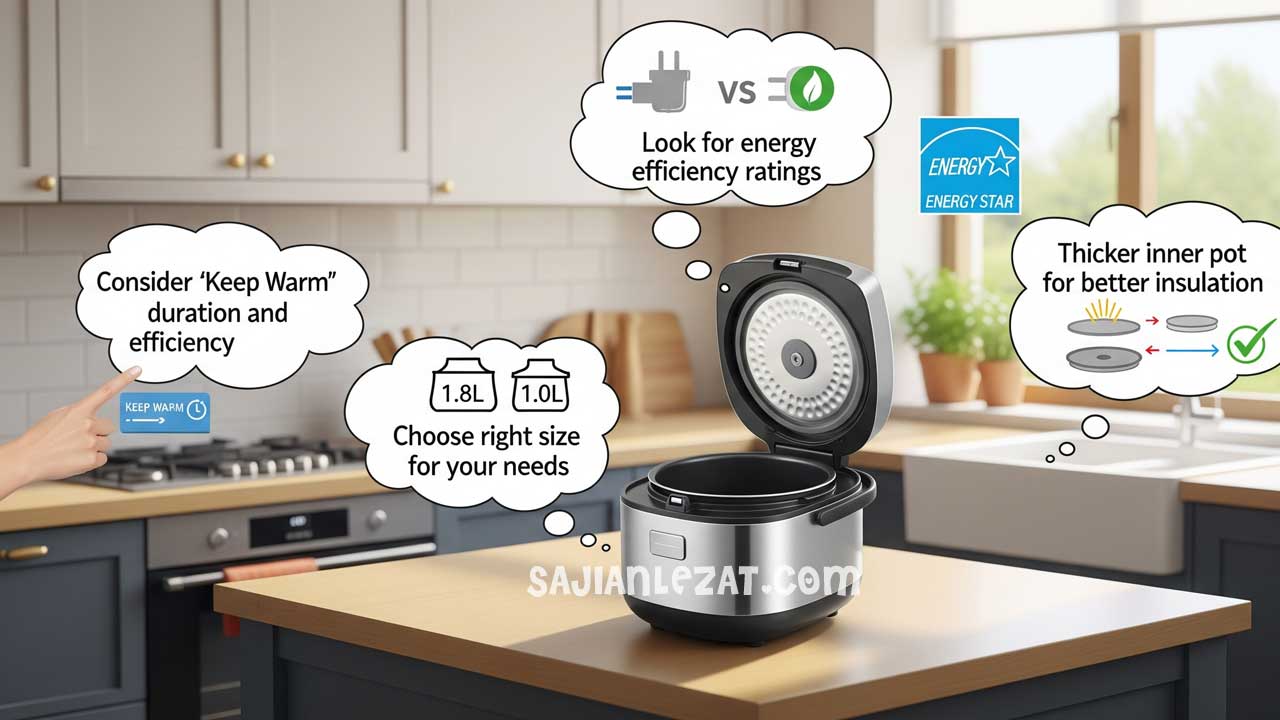 tips memilih rice cooker hemat listrik