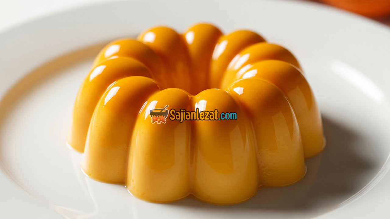 Foto Resep Puding Buah Kesemek Lembut dan Segar, Cocok untuk Camilan Sehat