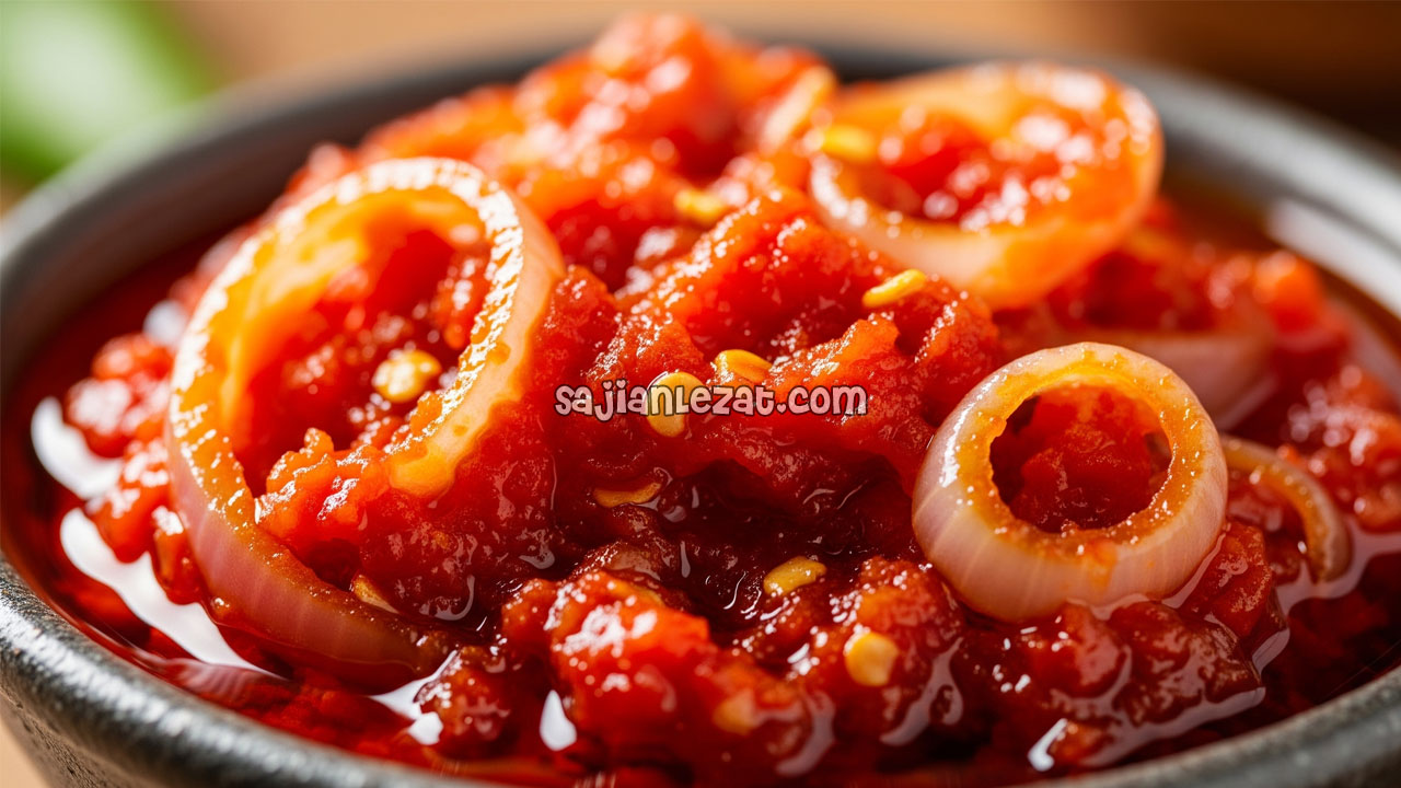 Resep Sambal Bawang Merah Pedas Gurih, Simpel dan Bikin Nasi Ludes