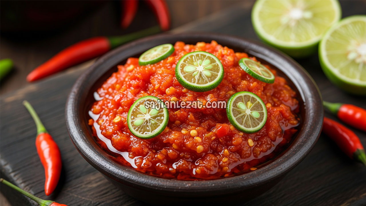 Resep Sambal Tomat Jeruk Limau, Segar Pedasnya Bikin Ketagihan