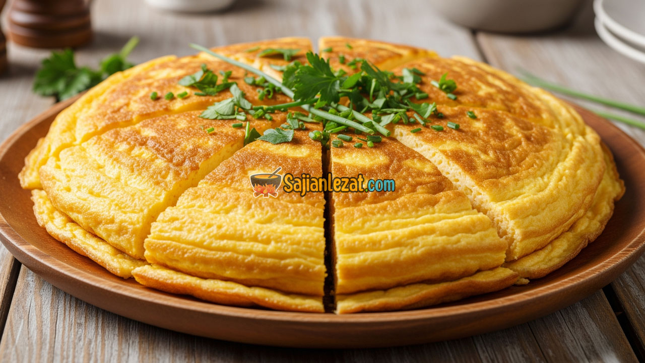 Resep Telur Dadar untuk 6 Porsi, Praktis dan Lezat