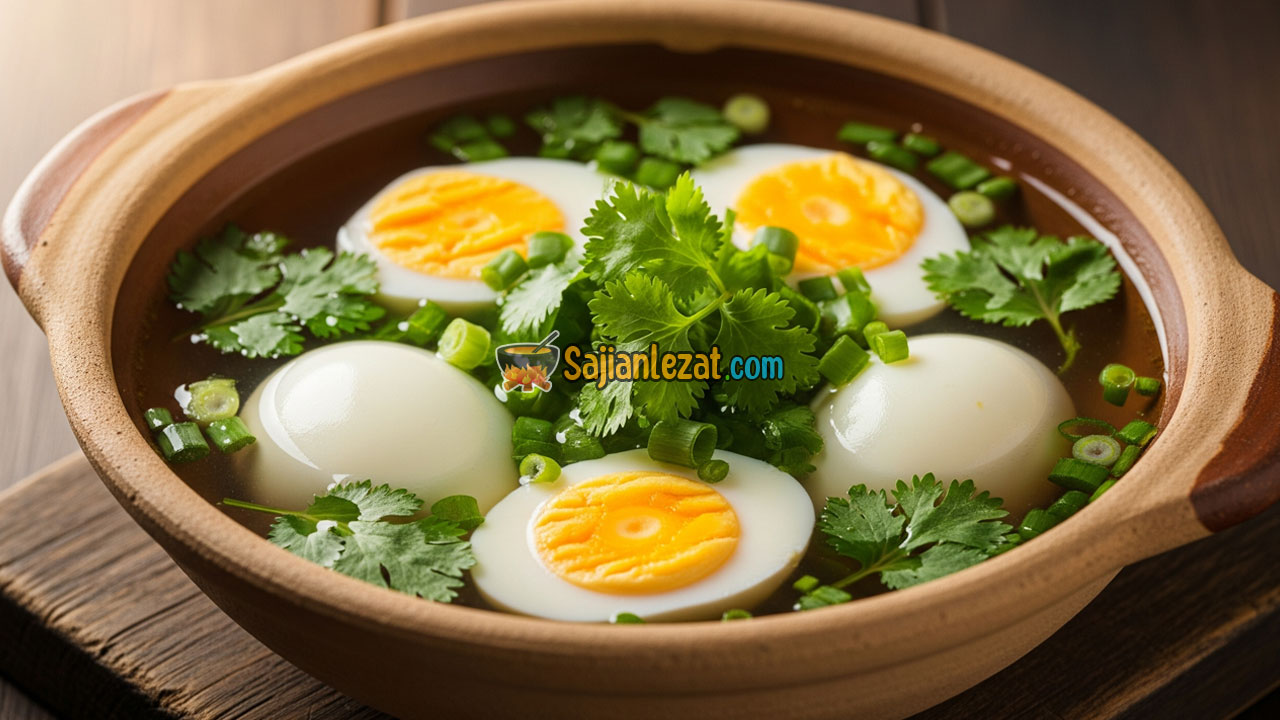 Resep Sup Telur Ceria Segar dan Praktis untuk Keluarga