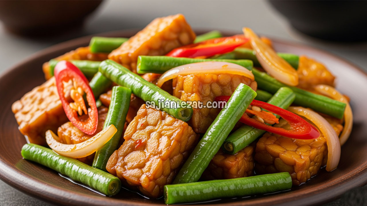 Resep Tumis Tempe Kacang Gurih Pedas, Menu Harian Praktis
